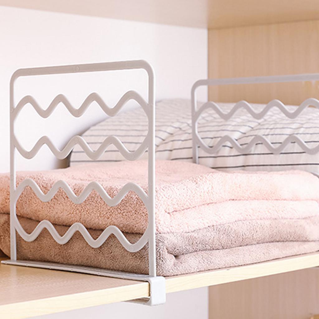 Closet Clothes Dividers Wardrobe Dividers Shelf Dividers Well Organized PP-material Dividers Used for Bedroom Kitchen