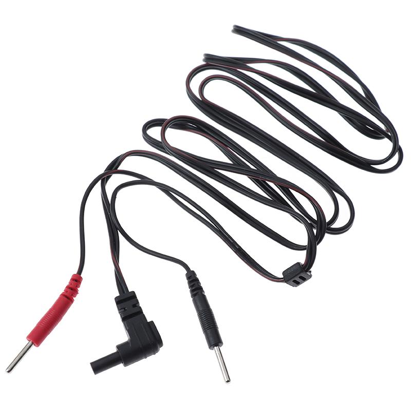 Сменные электродные отводящие провода Стандартные соединительные кабели с пинами 2 мм для массажа