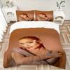 3Pcs Elegant Fashion Portrait Bedding Sets For All Sizes New 3D Printed Bed Cover Comforter Duvet Cover Pillowcase Bedroom Decoration