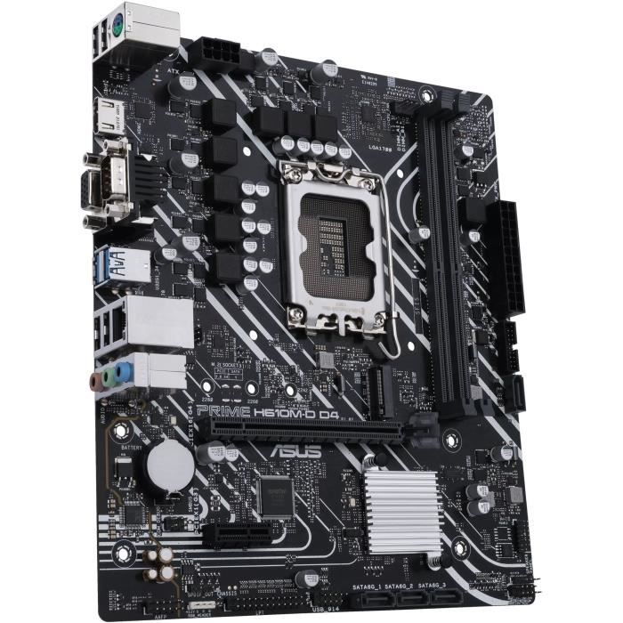 Материнская плата - ASUS - PRIME H610M-D D4 - Intel H610 LGA 1700 micro ATX