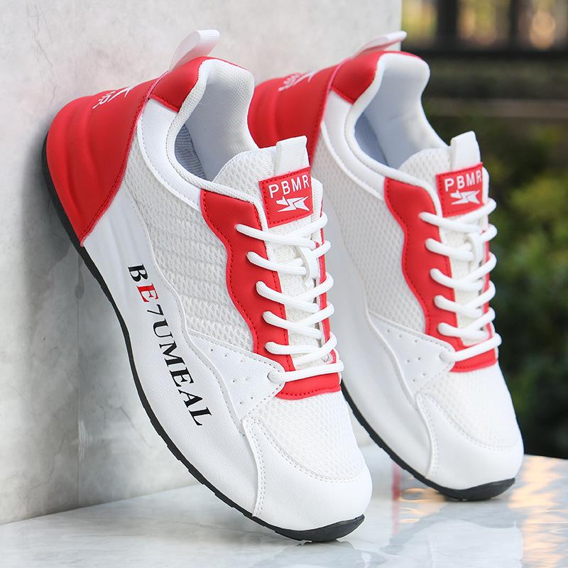 Men's shoes autumn breathable mesh men's casual sports shoes versatile soft-soled dad shoes bag-soled shoes