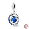 100% 925 Silver Fantasy Flying Dragon Mysterious Butterfly Charms Pendants Fit Qikaola Original Bracelets DIY Jewelry