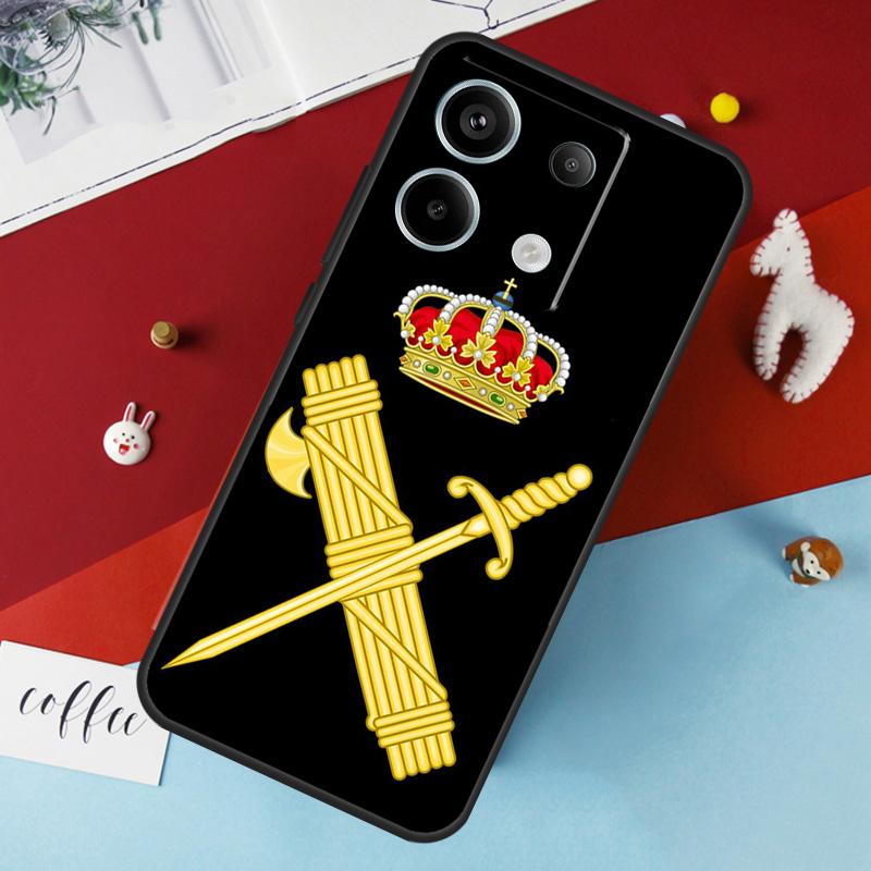 Чехол с логотипом Национальной полиции Испании для Xiaomi Redmi Note 13 12 10 8 9 11 Pro 12S 10S 11S Redmi 13C 10A 10C 9C 12C