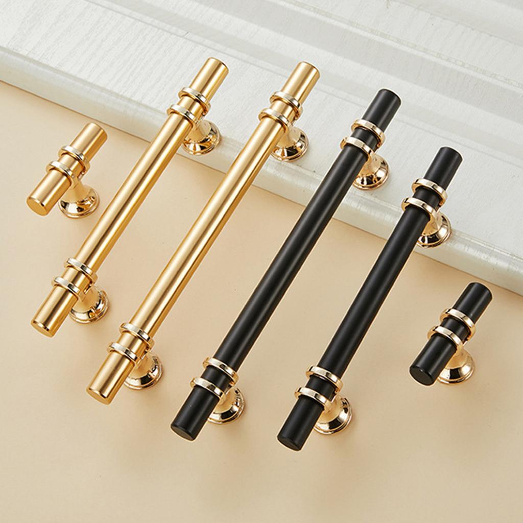 2 шт./набор Стильные ручки-скобы для шкафов и мебели Модные функциональные Т-образные ручки для ящиков для кухни и ванной