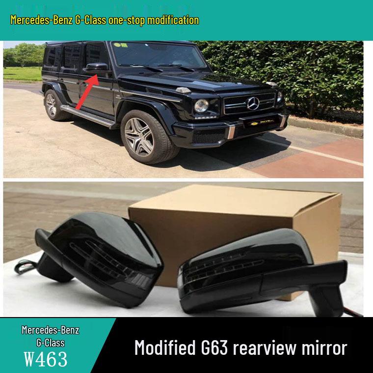 Сборка корпусов зеркал заднего вида из углеродного волокна для Mercedes-Benz W463 G-Class G500 G350 G55 G63