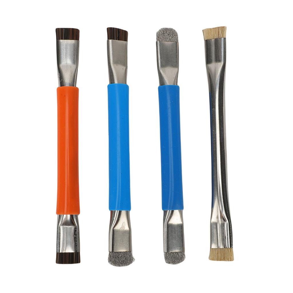 4 Pack Anti Static IC Cleaning Brush Tool Double Head Motherboard Hard Brush for PCB Mobile Phone Repair