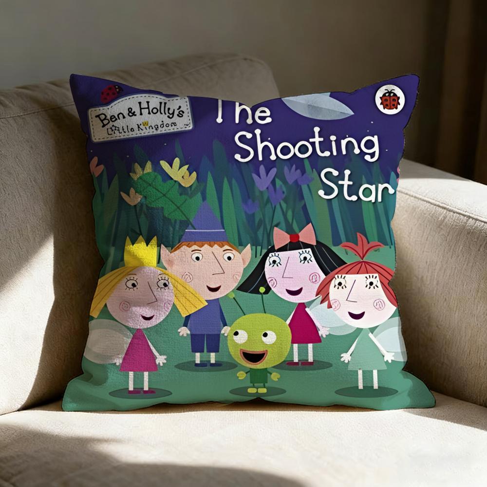 Ben And Hollys Little Kingdom Pillow Case Pillowcase Doublesided Printed Sofa Cushion Bedroom Headboard Pillow