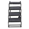 VEVOR Dog Stairs for Car, 4 Steps Extra Wide Foldable Dog Ramp for Large Dogs with Non-Slip Rug Surface, Portable Lightweight Pet Ladder for Car, SUV
