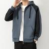 Кардиган с капюшоном Мужской Весенне-осенняя куртка Куртка Свободный Повседневный Спорт Подростки