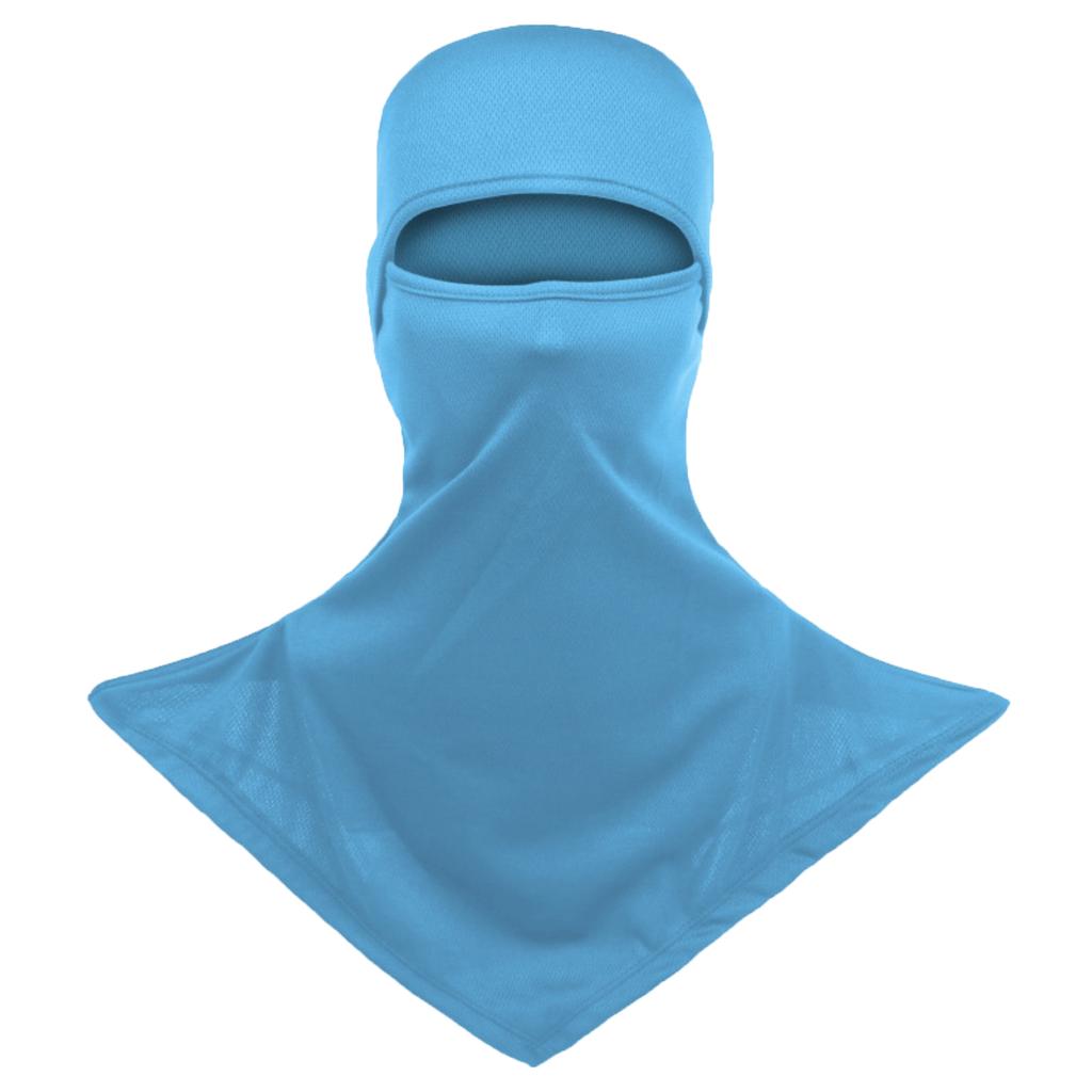 Full Face Cover Balaclava Mask Breathable Lightweight Fabric UV Protection Neck Gaiter for Outdoor Activities Cycling Running Hiking