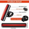 COB LED Bicycle Tail Light 6 Modes Flashlight USB Rechargeable Warning Lamp Easy Install for MTB Road Bike Cycling Accessories 7