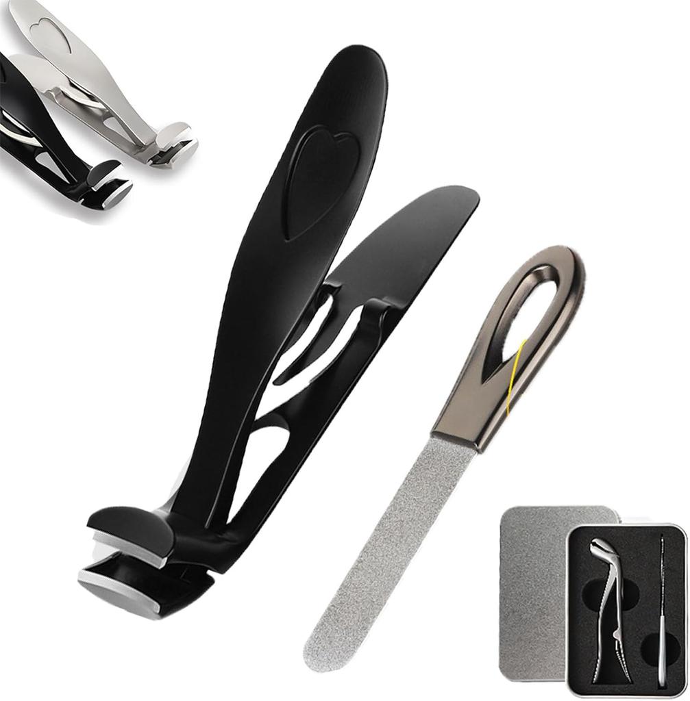 Cumuul ClipMaster Pro, Nail Clippers, ClipMaster, Ultra Wide Diagonal Jaw Nail Clipper, Professional Heavy Duty Toe Nail Clippers, Nail Cutter