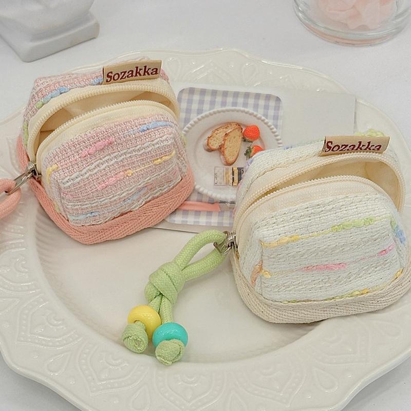 Милый и портативный кошелек для монет, защитный чехол для беспроводных Bluetooth-наушников, кошелек