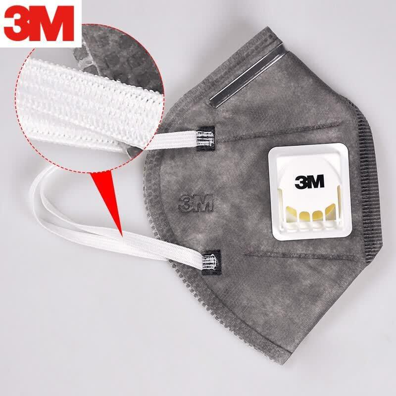 3M 9541V KN95 Activated Carbon Valved Earloop Respirator