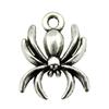 10шт подвески-пауки античное серебро цвет цинковый сплав 15мм