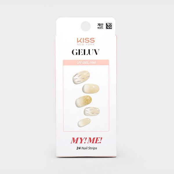 Kiss New York Gelub My Me гелевые ногти 24 шт. (Роса бежевая)