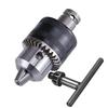 Bestgle Drill Chuck with Metal Key Impact Wrench Socket Impact Wrench Conversion Tool Inch Adapter Socket Black 1.5-13mm 1/2 1/2-20UNF