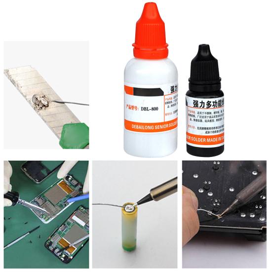 15 мл 35 мл широко используемый паяльный агент, удобный компактный высокоэффективный аккумуляторный флюс для пайки, нержавеющая сталь