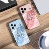 Элегантная синяя бабочка Для iPhone 17 Air 16 E 15 14 13 Plus 12 mini 11 17 Pro Max XR Xs Max 16E 7 8 Закаленное стекло Чехол для телефона