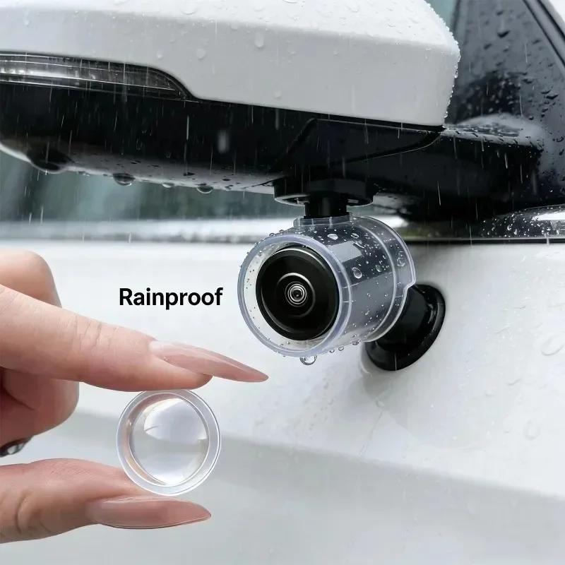 Universal 360 Panoramic Camera Lens Cover Clear Anti-Scratch Anti-Knock Waterproof Dustproof Car Exterior Accessory