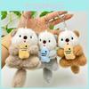 Otter Animal Plush Doll Keychain With Pp Cotton Filling For Backpack Decor