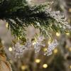 4 Pieces Clear Hanging Angels Ornaments For Christmas Holiday Tree Or Wedding Decoration 3 Inches DIY Winter Party Decor ADM