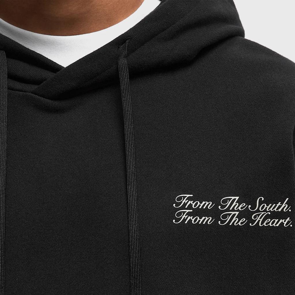 Adidas X ФК Бавария X Коллаборация BSTN SS25 Футбольная мода Универсальное худи с надписью Толстовка с длинным рукавом Мужской свитшот Черный JF0577