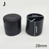 10Pcs Furniture Feet Floor Protectors Non-Slip Round Tube Caps Black Chair Leg Cover Cover