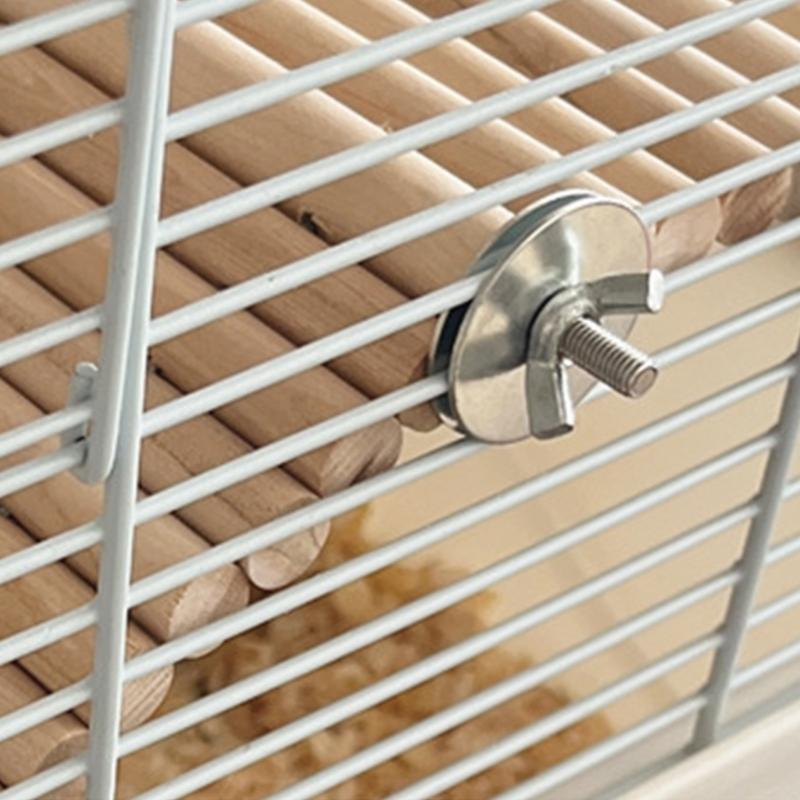 Лестница для песчанок Деревянный мост Гамак Качели Подходит для карликовых шиншилл Деревянные качели для хомяков Мышь X3UC