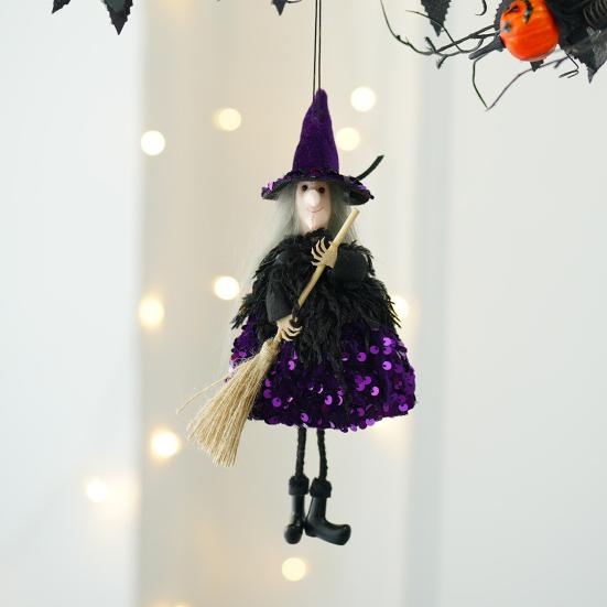 Хэллоуин Ведьма Подвесное Украшение Летающие Ведьмы Кукла Жутка Фигурка Ведьмы Сад Двор Декор Дома с Привидениями