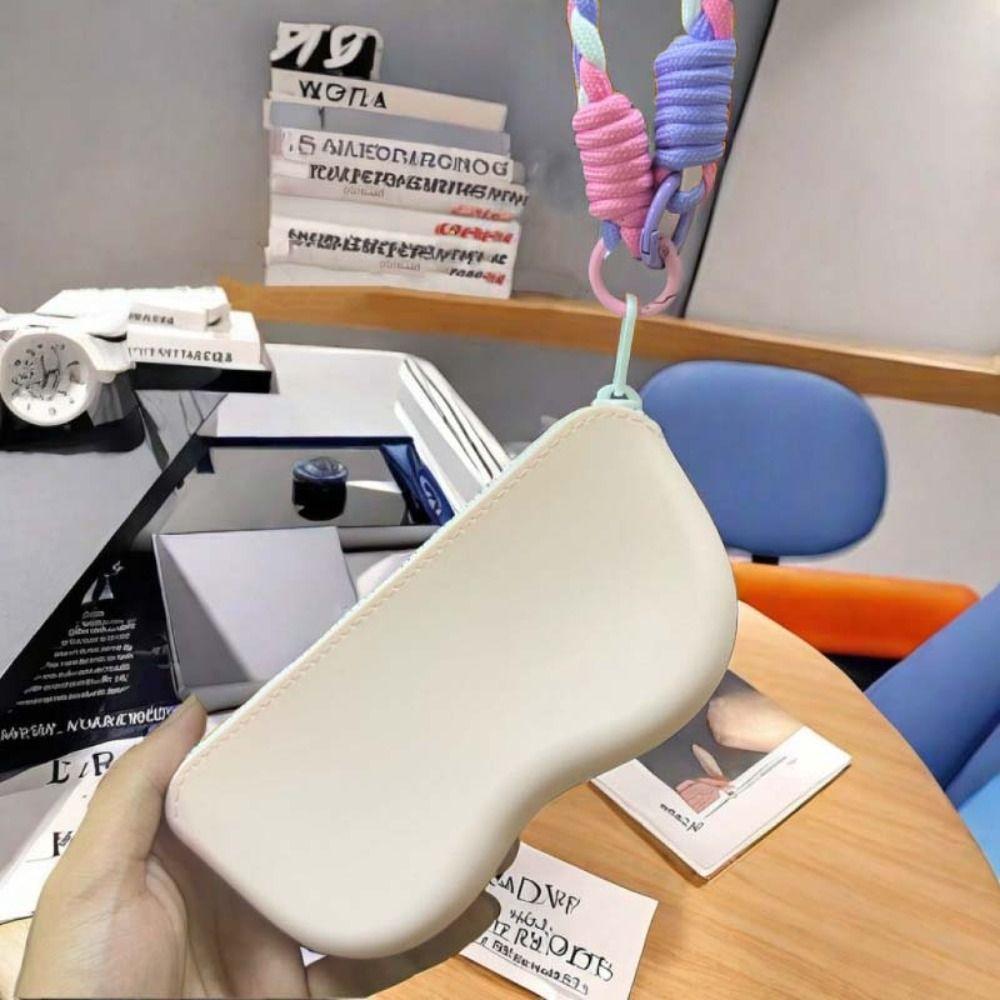 Пылезащитная косметичка Портативный защитный чехол для солнцезащитных очков Модная силиконовая сумка для очков