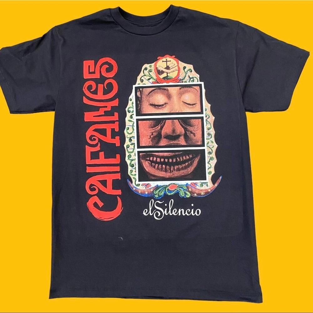 Группа Caifanes Хлопковая футболка El Silencio Унисекс Концертная от S до 5XL Унисекс футболка MQ170