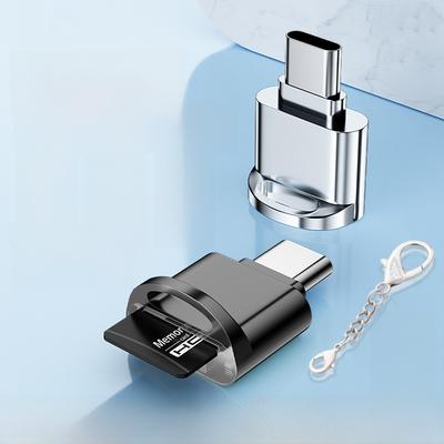 Мини-металлический Type-C TF картридер высокоскоростной OTG 3.0 кард-ридер адаптер для телефона планшета