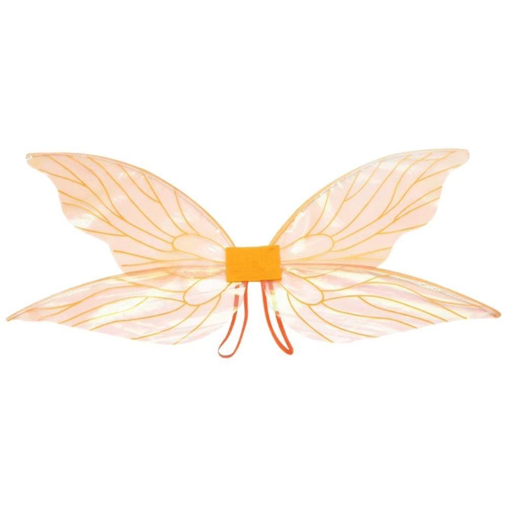 Cosplay Props Butterfly Fairy Wings Organza Role Play Elf Angel Wing Lightweight Sparkle Dress-Up Wings Costume