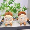 Adorable Xi'an Meat Sandwich Plush Bag Charm With Soft Pp Cotton Filling In Vibrant Colors