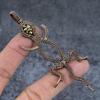 Lizard Look Handmade Copper Wire Wrap Gift Jewelry Pendant 3.94" J2Q86