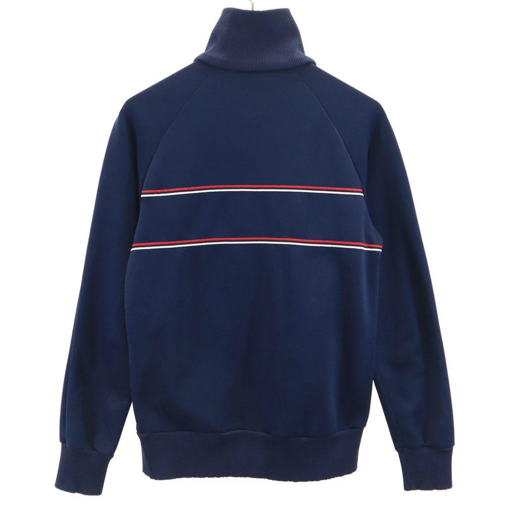 Adidas 80-е Винтажная спортивная куртка Трилистник логотип трикотажная куртка S Темно-синий Мужская Б/У