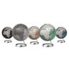Designer Terrestrial Globe - LOFT ATTITUDE - Silver Blue - PVC and Aluminum