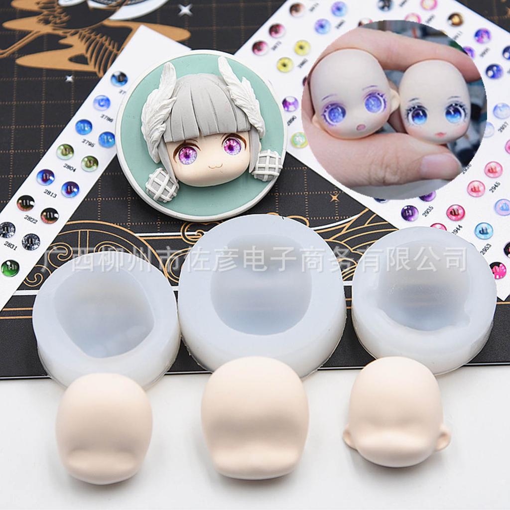 Круглые глаза для BJD куклы, ручная работа, милые глаза для куклы, аксессуары, цветные глаза из глины, подарок для любителей рукоделия