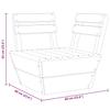 Modular Pallet Sofa Corner Unit Impregnated Spruce Wood