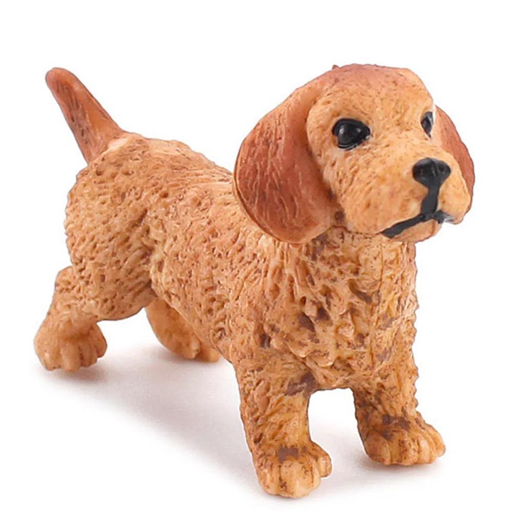 Accessories Puppy Figures Animal Model Children Educational Toys Micro Landscape Dog Figurine
