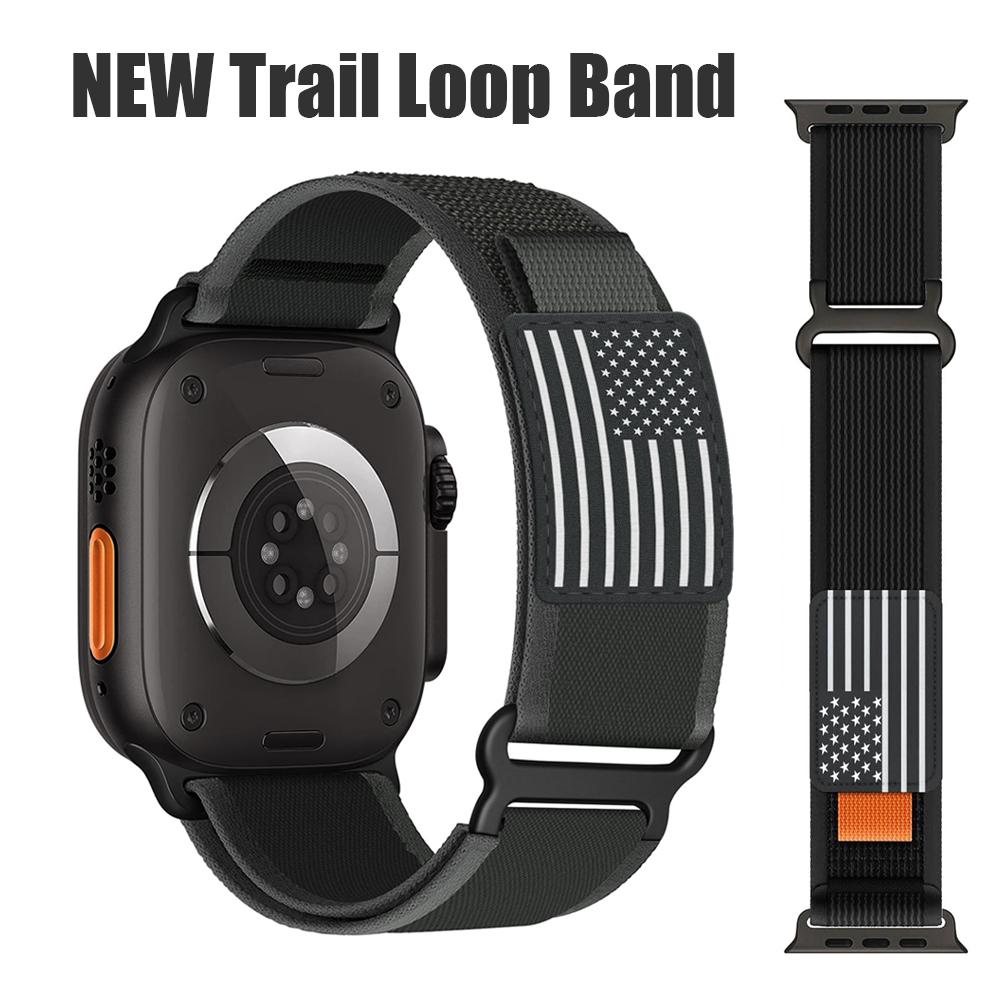 Trail Loop Strap for Apple watch Ultra 3 Band Ultra2 49mm 44mm 45mm 46mm 42mm Nylon Correa Bracelet iWatch Series 10 11 9 8 7 SE