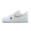 Кроссовки Air Force 1 Coverage Low top Skateboard Shoes Женские Белые Синие DD8959-100(Team147-)