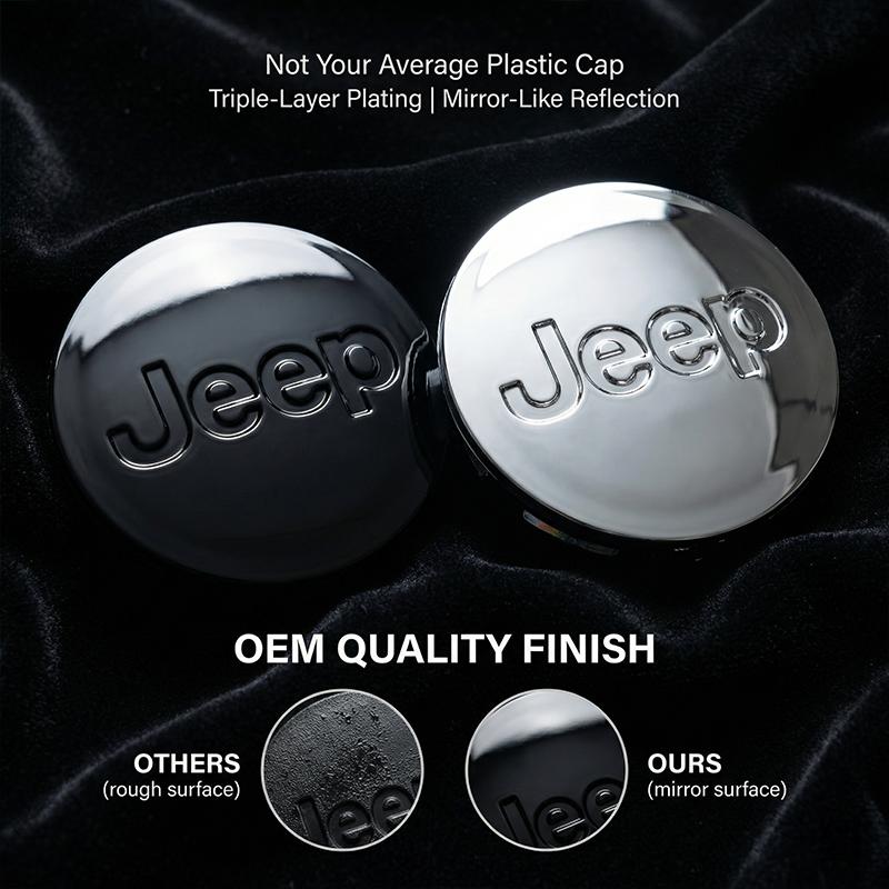 4Pcs 56mm Car Wheel Center Caps Hub Cap Covers Emblem For Jeep Renegade Wrangler JK Grand Cherokee WJ XJ Willys Compass Command AKZ1