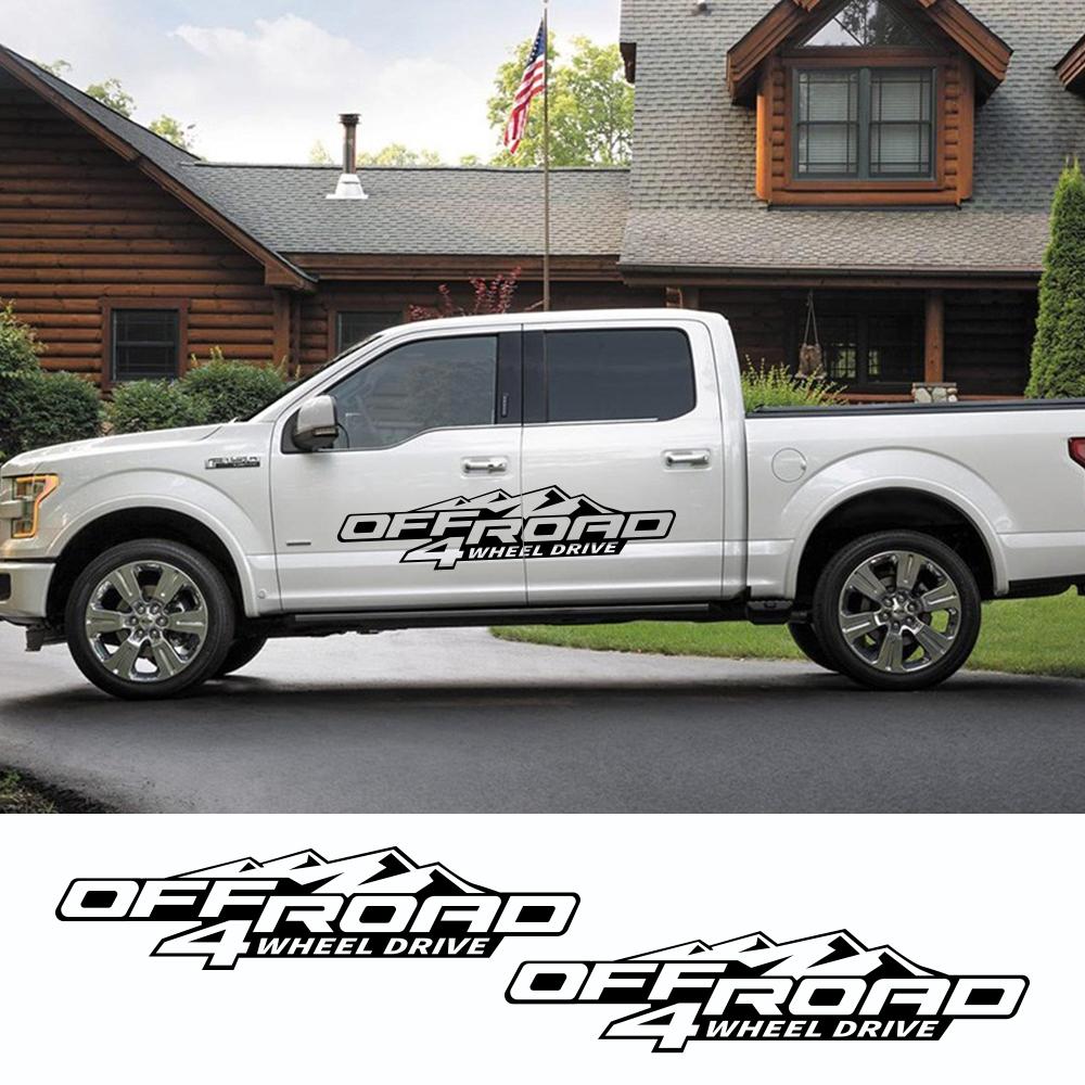 Боковая наклейка на автомобиль Внедорожник 4x4 Для Ford Ranger Raptor Пикап Isuzu Dma Nissan NAVARA Toyota Hilux DIY Аксессуары для АвтоТюнинга