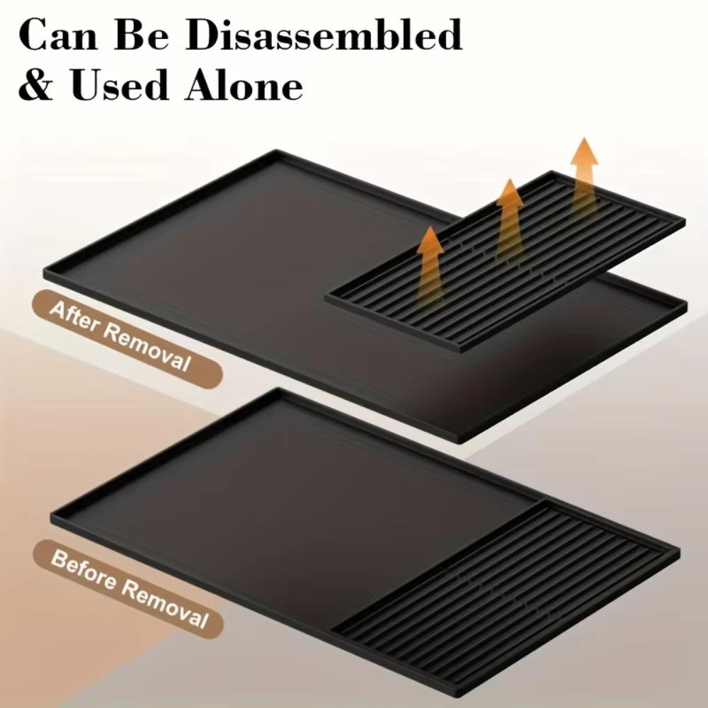 Wear-resistant Silicone Coffee Machine Mat Non-Slip Countertop Protector Mat  Kitchen