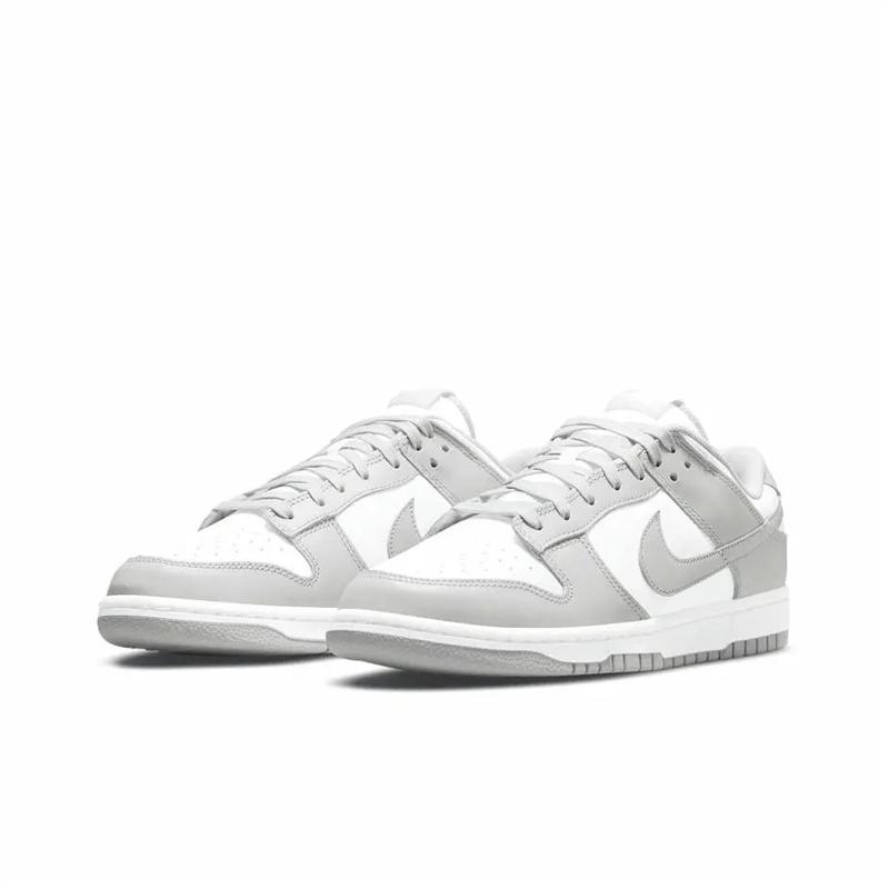 Nike Dunk Low Grey Fog Мужские кроссовки белые DD1391-103