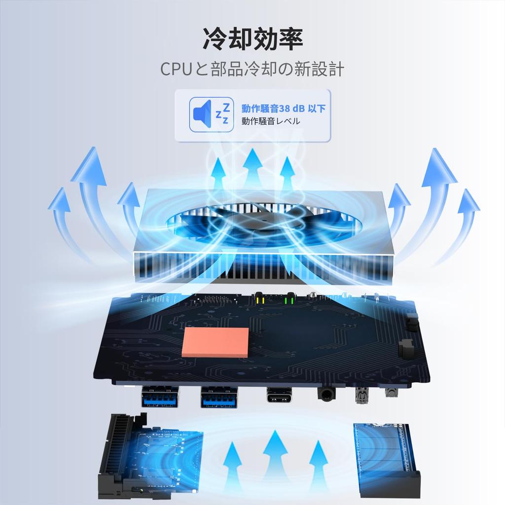 Fsjun Mini PC with 2024 Office Windows 11 Alder Lake N150 Intel Desktop PC with 4K Dual Display Fanless and Quiet VESA 4 4 WIFI BT DDR4 4K Dual