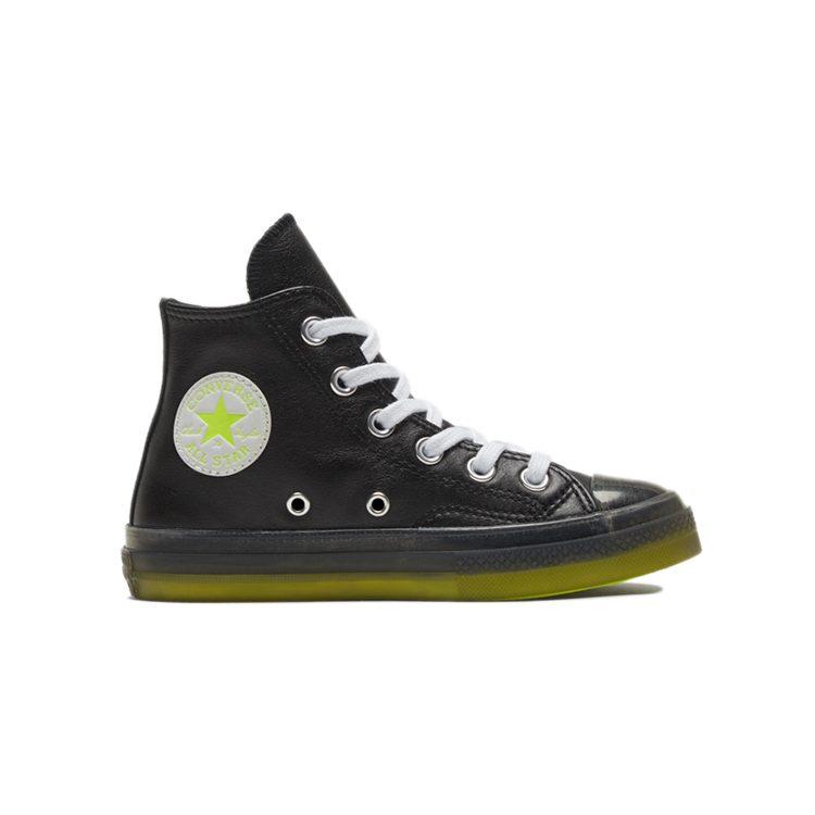 Converse Кеды All Star High top Детские Канвас Черно-Зеленые Дети Возраст 3 7 Лет 369787C