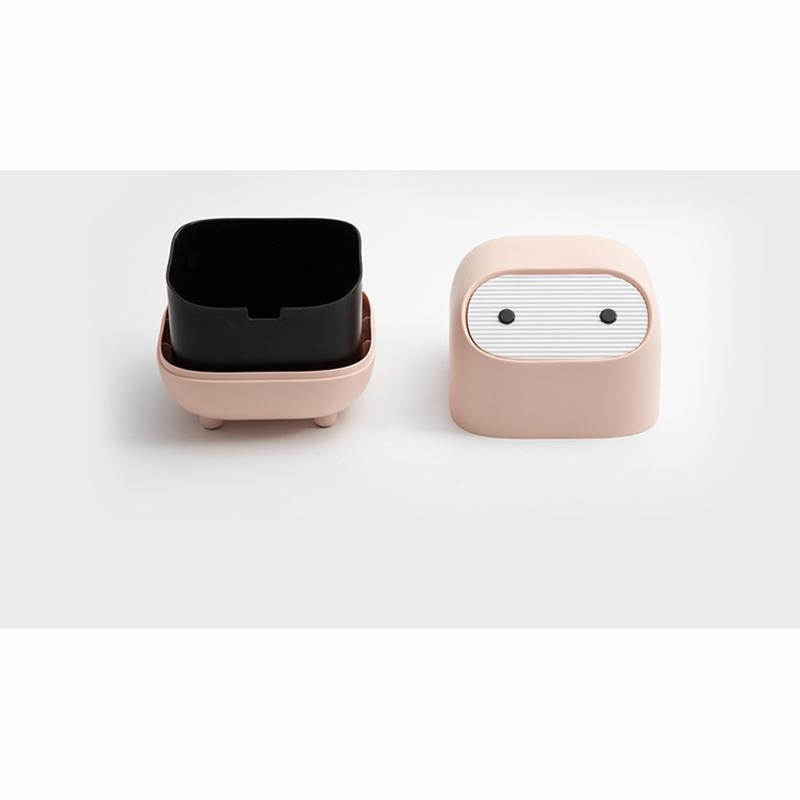 Креативное маленькое офисное мини-мусорное ведро для рабочего стола ниндзя, милая мини-коробка для хранения